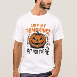 Camisa de Torta de Halloween de Esqueleto de Abóbo
