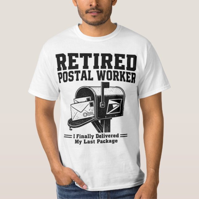 Camisa de Trabalhador Postal Aposentado - Finalmen (Frente)