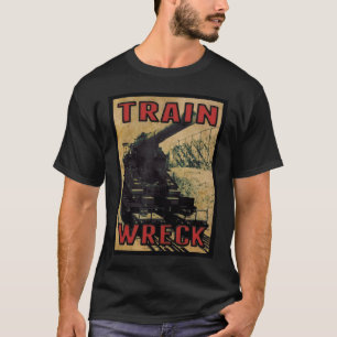 Camisa de TrainWreck SOS das caras