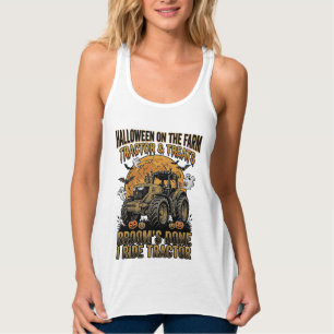 Camisa de Trator de Halloween Camisa de Bruxa Dive