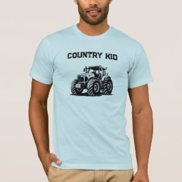 Camisa de Trator para Garoto do Campo Tee de Vida