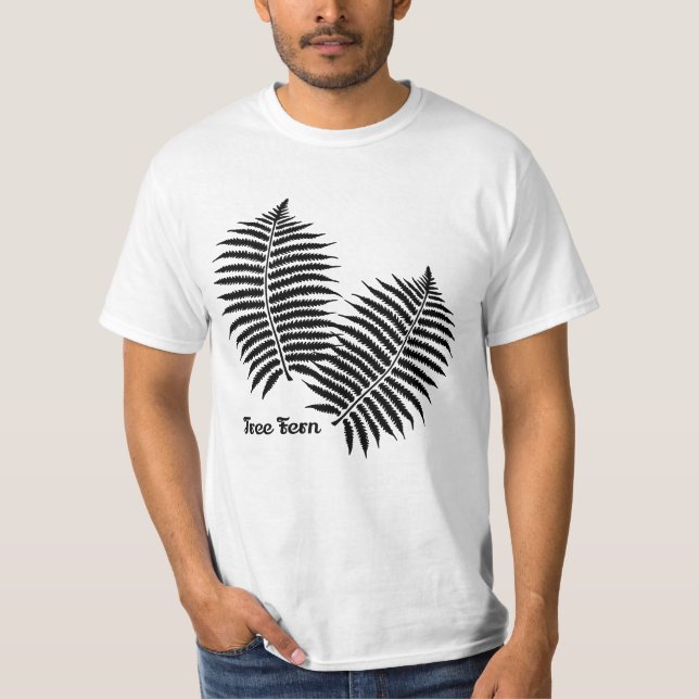 Camisa de Tree Fern, Camisa de amante de planta (Frente)