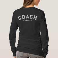 Camisa de Treinador com Nome Personalizado, Camise