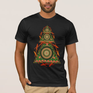 Camisa De Três Ângulos Psicodélicos De Nova Idade