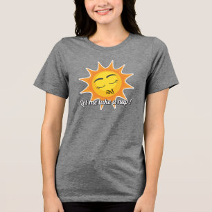 Camisa de três lâminas: tirar uma soneca (cinza)