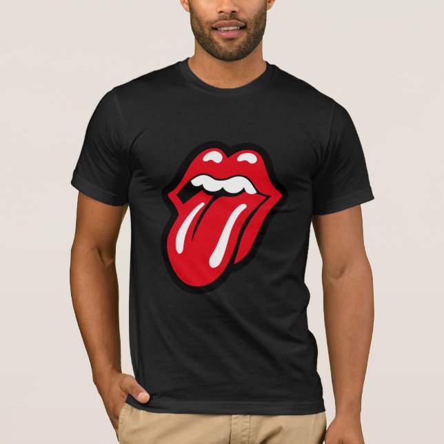 Camisa de tributo com Lábios quentes (Frente)