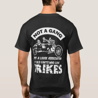 Camisa de Trike t - não um grupo imprimiu sobre