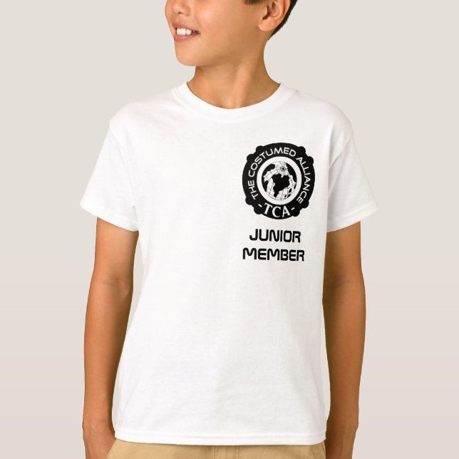 Camisa de Tripulação Júnior, Vermelho (Frente)