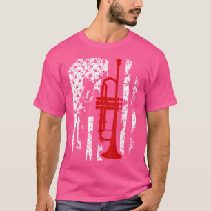 Camisa De Trompete - Camisa De Bandeira De Trompet