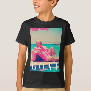 Camisa De Trump Goat Verão De 2024 Dona Rosa Funny