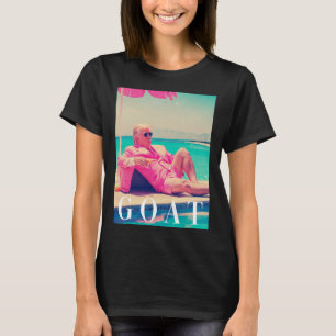 Camisa De Trump Goat Verão De 2024 Dona Rosa Funny