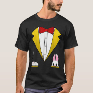 Camisa De Tuxedo Engraçada De Mágica Camisa De Cos