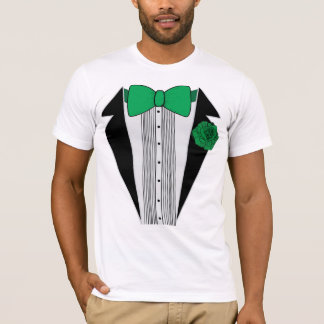 Camisa de Tuxedo Verde