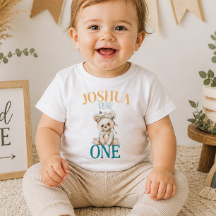 Camisa de Um Aniversário Bearly One