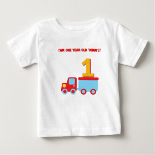 Camisa de um ano Parabéns
