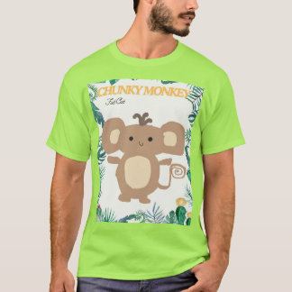 Camisa de um gato gordo de macaco, de giz, masculi