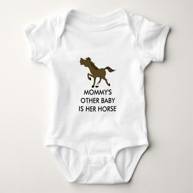Camisa de um quarto INFANTIL do cavalo (Frente)