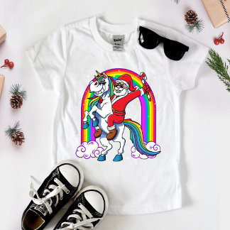 Camisa De Unicórnio De Natal Bonita Para Feriados