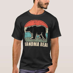 camisa de urso avó para mulheres, camiseta de urso