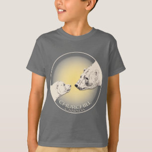 Camisa de Urso Polar Churchill da Criança Ursa Urs