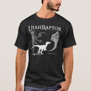 Camisa de Utahraptor em cores escuras