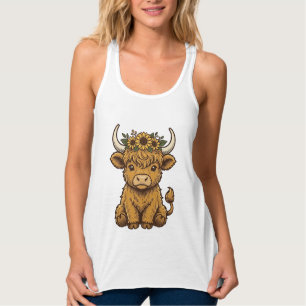 Camisa de Vaca das Terras Altas Arte de Bezerro de