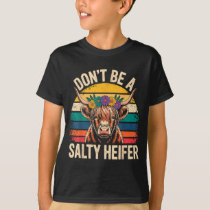 Camisa de Vaca das Terras Altas Engraçada Homens M