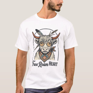 Camisa de Vaca das Terras Altas Espírito Livre Gra