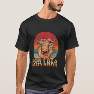 Camisa de Vaca das Terras Altas Não Seja Vaca Salg