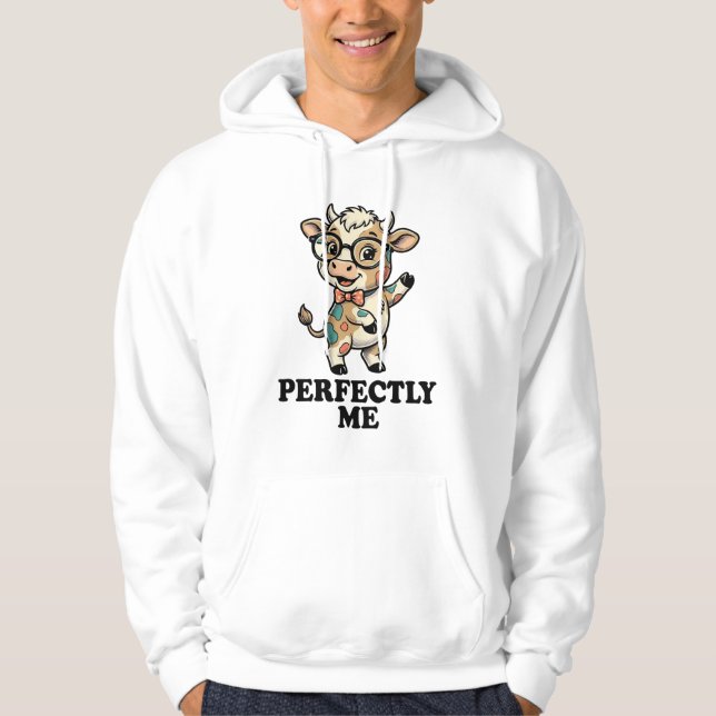 Camisa de Vaca Fofa com Óculos Vibrações Perfeitas (Frente)