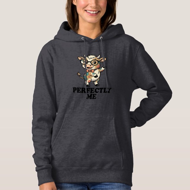 Camisa de Vaca Fofa com Óculos Vibrações Perfeitas (Frente)