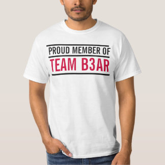 CAMISA DE VALOR DO MEMBRO TEAMB3AR