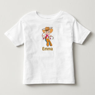 Camisa de vaquinha loira com nome