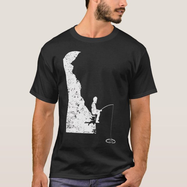 Camisa de vara de pesca no gelo DE pesca de robalo (Frente)
