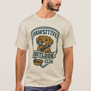 Camisa de varejo do Ouro Pawtive Outlook