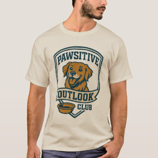 Camisa de varejo do Ouro Pawtive Outlook