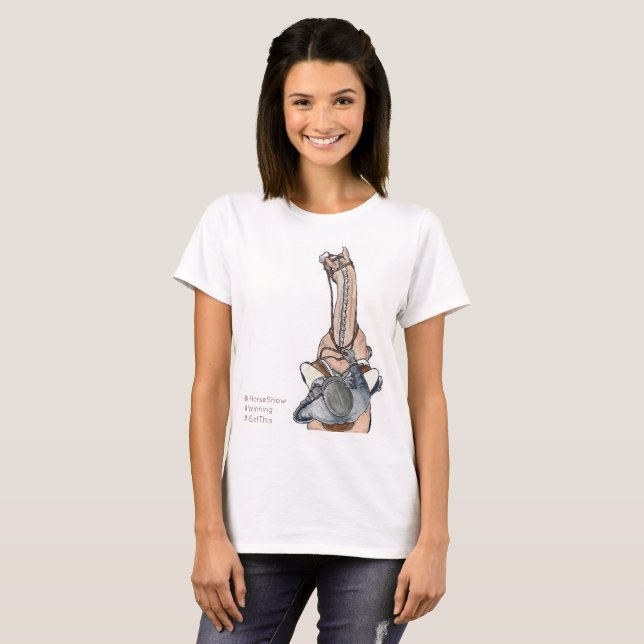 Camisa de vencimento da mostra do cavalo do (Frente Completa)