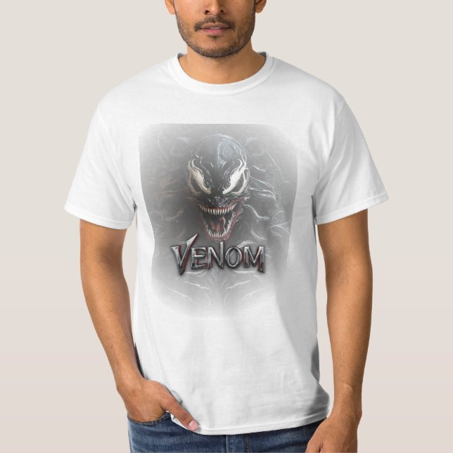 Camisa de Veneno de Elegância Sinister" (Frente)