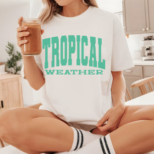 Camisa de Verão, Camisa de Vibes Praia Clima Tropi