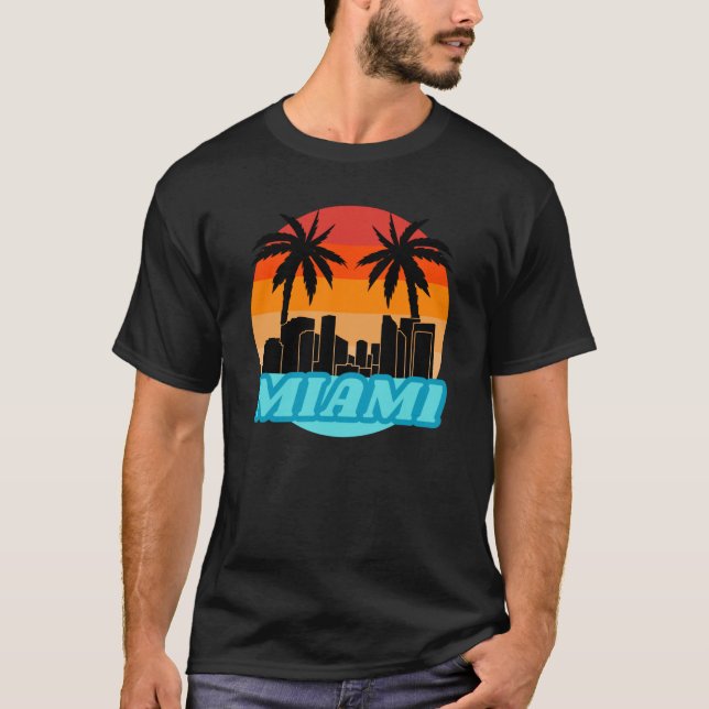 Camisa de verão - cidade de Miami! (Frente)
