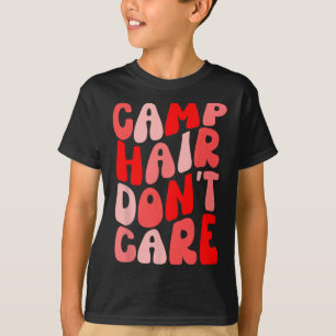 Camisa de verão para menina Camp Hair Don't Care