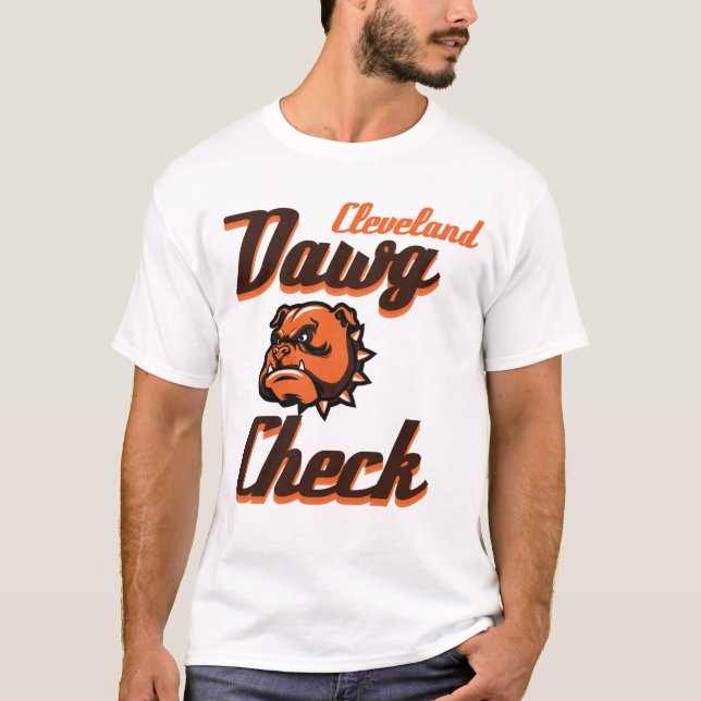 Camisa De Verificação Cleveland Dawg (Frente)
