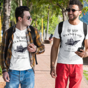 Camisa de Viagem de Solteiro Navio de Cruzeiro