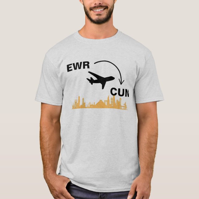 Camisa de viagem para Cancun México (Frente)