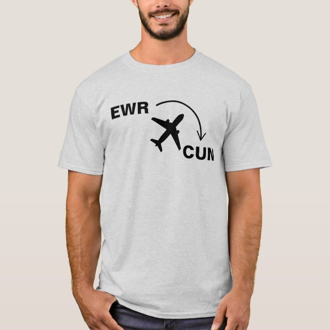 Camisa de viagem para Cancun México (Frente)