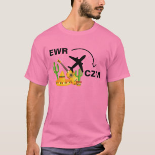 Camisa de viagem para Cozumel México