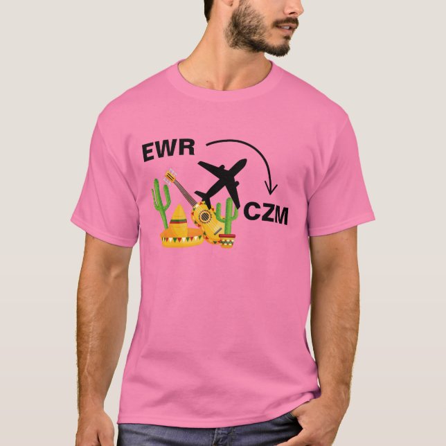 Camisa de viagem para Cozumel México (Frente)