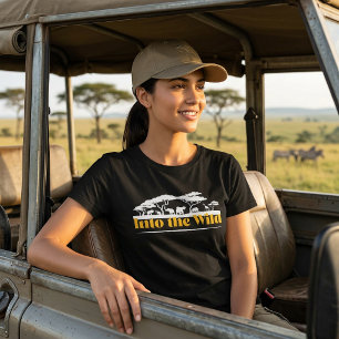 Camisa de Viagem Safari Aventura Na Natureza
