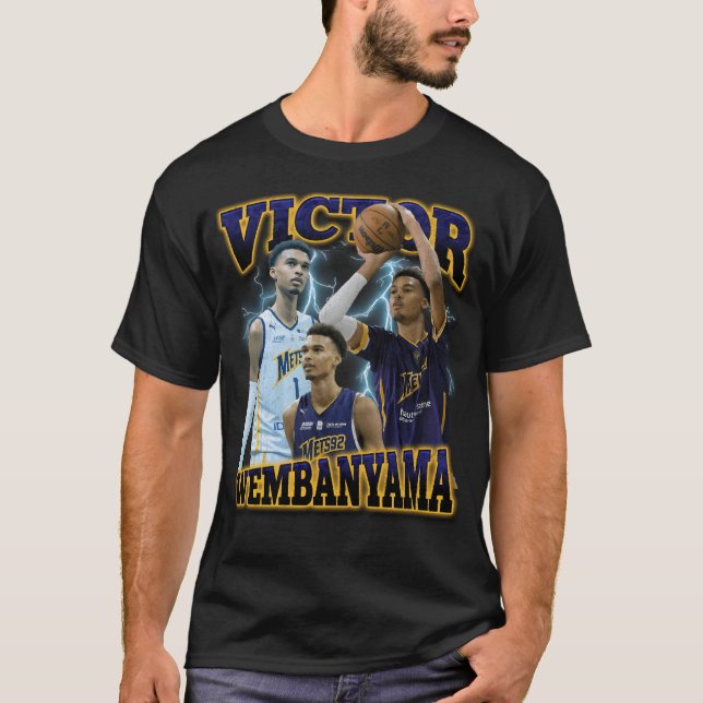 Camisa De Victor Wembanyama Bootleg90 (Frente)