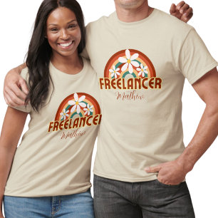 Camisa de Vida Personalizada do Freelancer com Nom